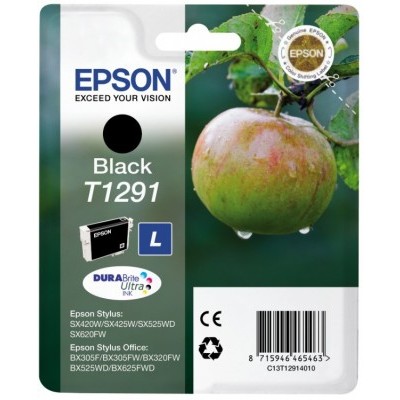 Epson C13T12914012 Pomme T1291 - Noir