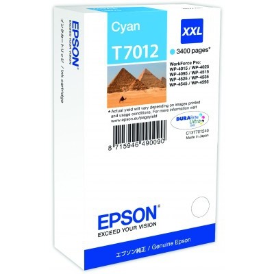 Epson C13T70124010 Pyramide T7012 - Cyan XXL