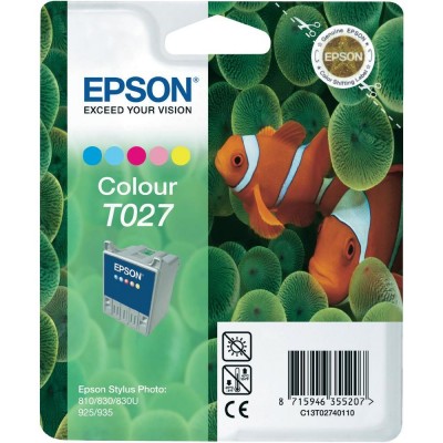 Epson T027  C13T02740110 1 x couleur (cyan  magenta  jaune  [3918818]