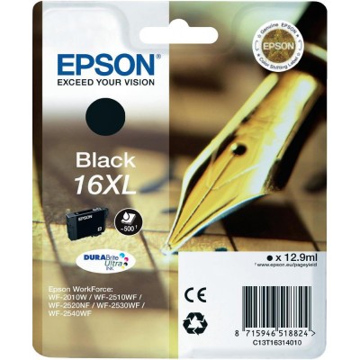 Epson C13T16314012 Stylo Plume 16XL - Noir