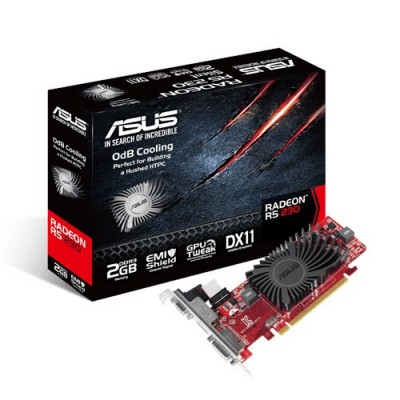 Asus Radeon R5 230 - 2GO DDR3 - 1200MHZ - PCI-E 2.1