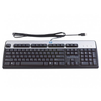 Clavier HP UK standard DT528A basic QWERTY USB CARBONITE