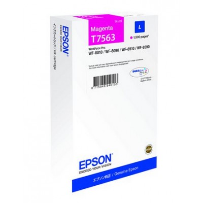 Epson T7563 - Taille L - magenta - original - cartouche d'e [3925622]