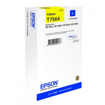 Epson T7564 - Taille L - jaune - original - cartouche d'enc [3925624]