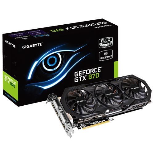 PCI E GeForce GTX 970 Gigabyte Gaming 4G 1140 MHz N970WF3 OC 4GD a 289.46 Generation Net