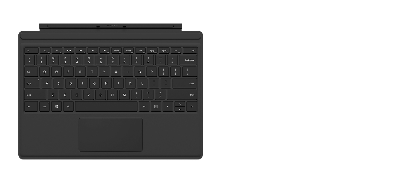Housse/Clavier Microsoft Type Cover pour Tablette Surface Pro 4 à 125.