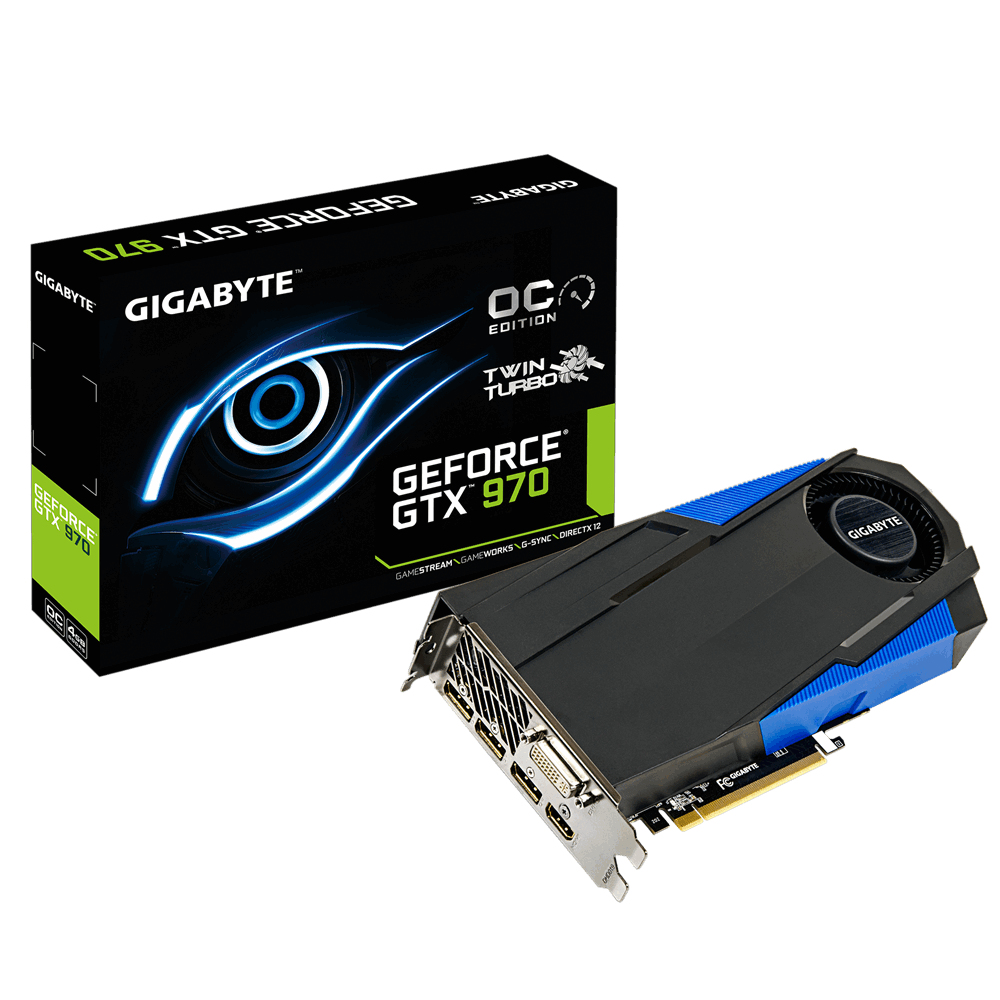 PCI-E GeForce GTX 970 GIGABYTE N970TTOC-4GD (N970TTOC-4GD) à 321.26 ...