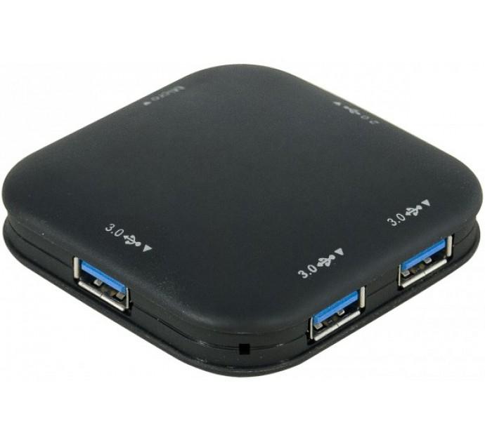 Hub 4 ports USB 3.0 noir avec alimentation 5V 3Amp à 39.9