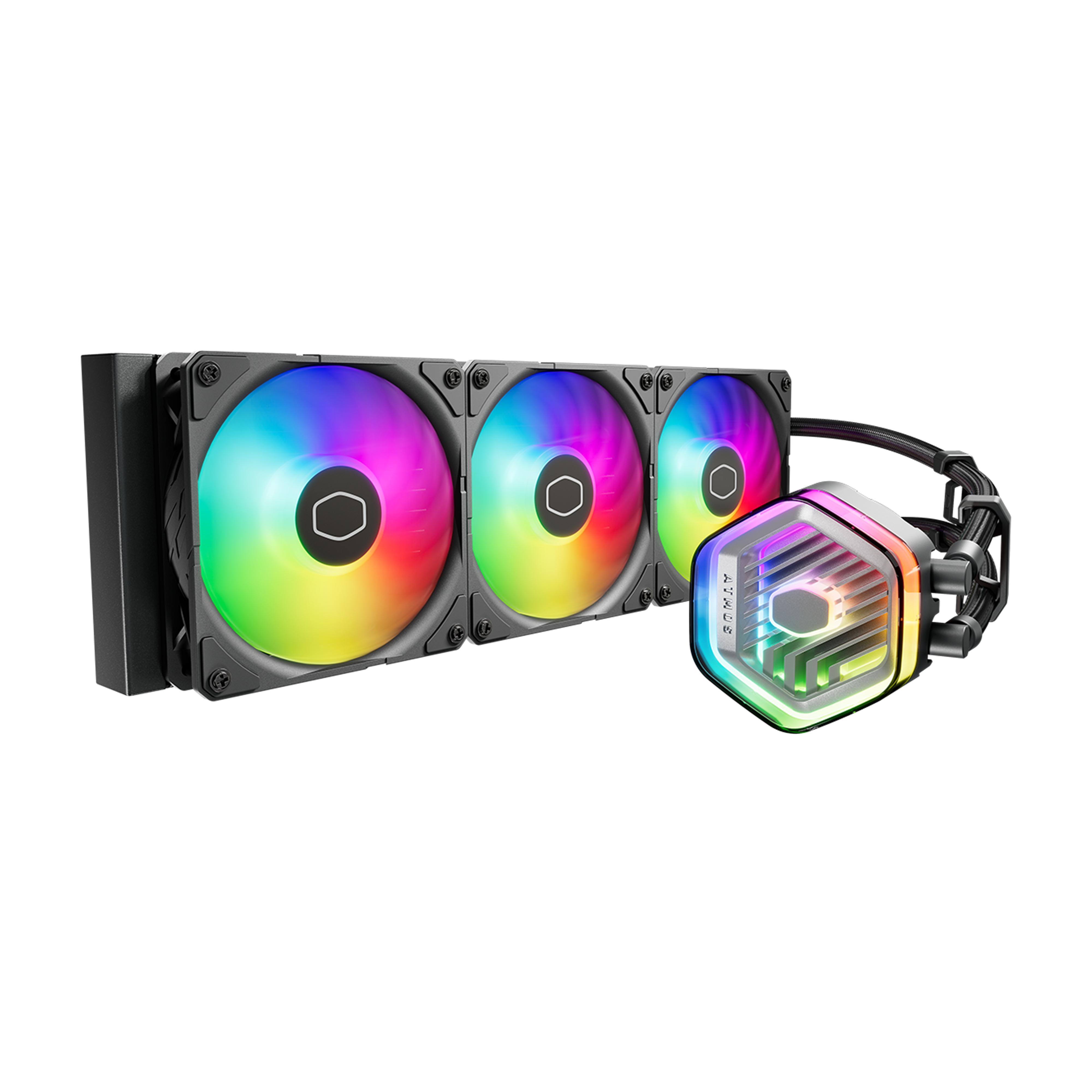 WATERCOOLING 360mm/Cooler Master MasterLiquid 360 Atmos/Noir à