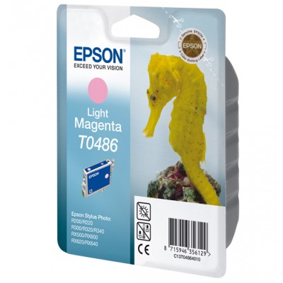 Epson C13T048640 Cartouche magenta Clair T0486 (R300  RX600 [3904937]