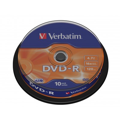 DVD-R Verbatim 4,7Go Spindle de 10