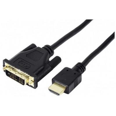 Cordon DVI-D M single link (18+1) - HDMI M - 3 m