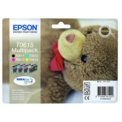 Epson C13T06154010 Ourson T0615 - Multipack