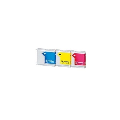 Brother LC1000RBWBP Pack de 3 cartouches C / M / Y [3909828]