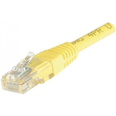 Cordon RJ45 0 5 m CAT6 UTP precable jaune [3911602]