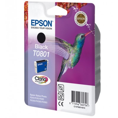 Epson C13T08014010 Colibri T0801 - Noir