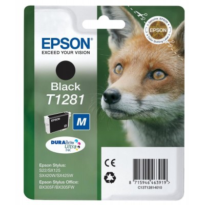 Epson C13T12814012 Renard T1281 - Noir