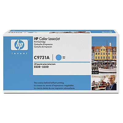 Toner HP C9731A CYAN SMART PRINT pour HP 5500 12000p [3914160]