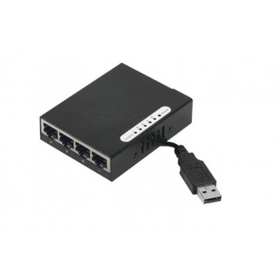 Mini Switch réseau 5 ports 10/100 alimentable par USB [3914414]