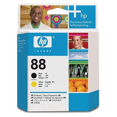 Têtes d'impressions HP INK BLACK/YELLOW PRINTHEAD NO88 [3914900]