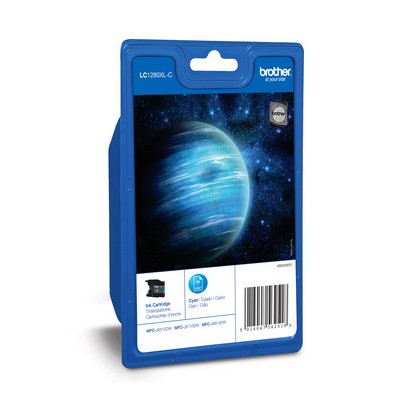 Brother LC-1280XLC CYAN INK BLISTER (1.200 PAGES) [3914920]