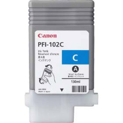 Canon LUCIA PFI-102 C - Réservoir d'encre - 1 x cyan [3915063]