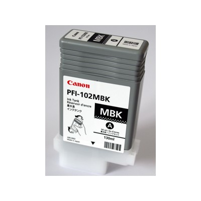 Canon LUCIA PFI-102 MBK - Réservoir d'encre - 1 x noir mat [3915066]