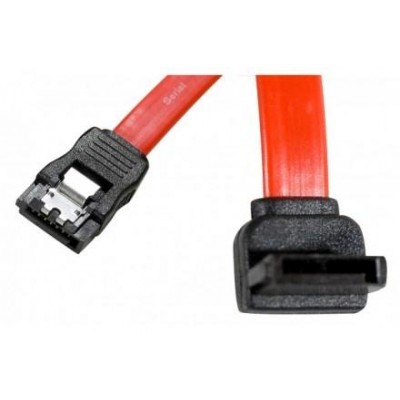 Cordon SATA avec 1 connecteur coudé - 50cm + Verrou