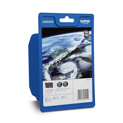 Brother 2 cartouches encre noire LC985BK pour DCP-J315W [3915761]