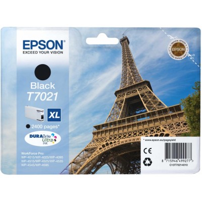Epson C13T70214010 Tour Eiffel T7021 XL - Noire