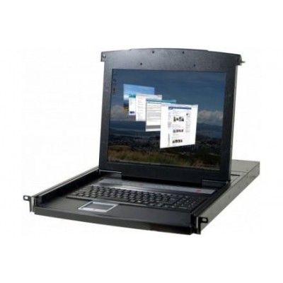 Console LCD 17" KVM 4 ports VGA/USB-PS2 + cables [3916893]