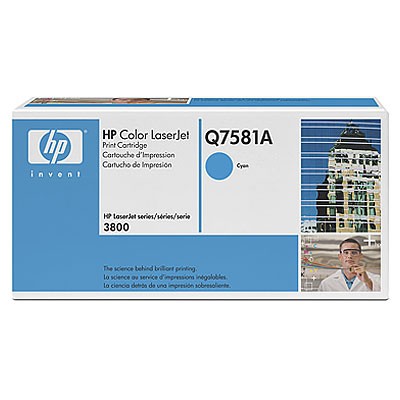 HP Toner Q7581A Bleu [3917508]