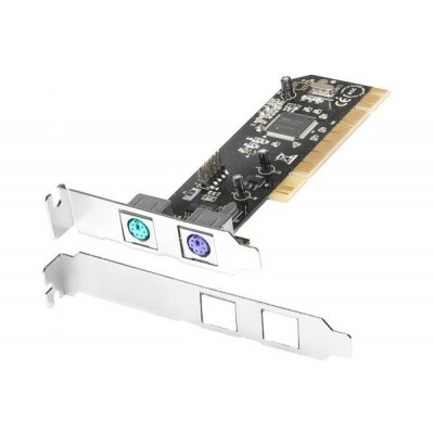 Carte PCI 2 ports PS2 + 2 USB internes (DIP) Std+Low profil [3917512]