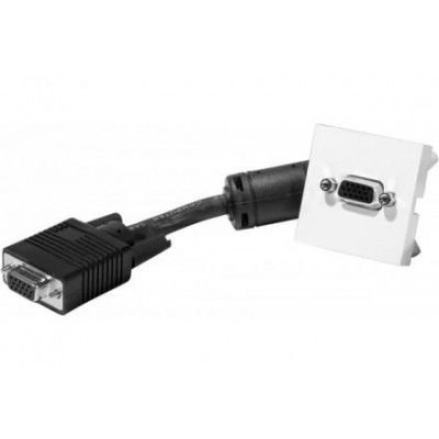 Plastron adaptateur vga f/f 0 20m [3917604]