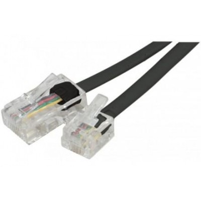 Cordon RJ11 téléphonique vers RJ45 Noir - 15.00M [3917928]