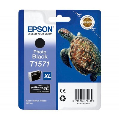 Epson C13T15714010 Tortue T1571 - Photo Black