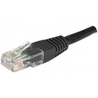 Cordon RJ45 PATCH UTP CAT6 Noir - 0,50 M