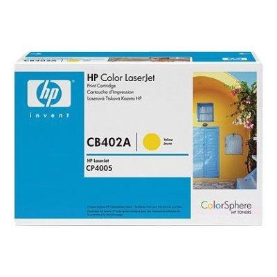 HP CB402A - Cartouche de toner - 1 x jaune - 7500 pages - p [3918827]