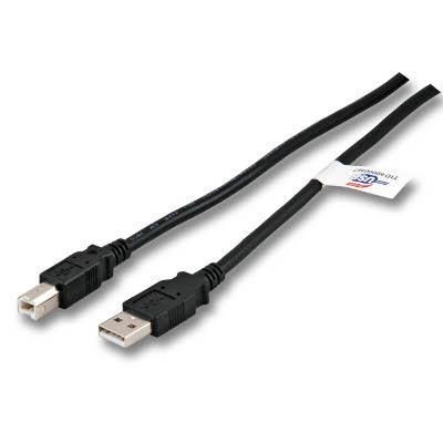 Cordon USB 2.0 A - B Male / Male - 5M