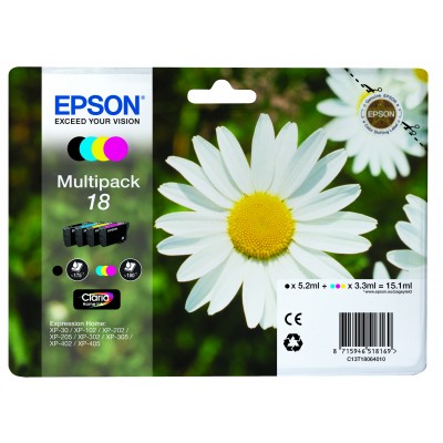 Epson C13T18064012 Paquerette 18 - Multipack