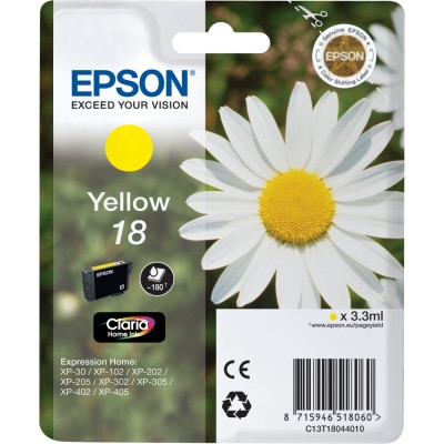 Epson C13T18044012 Paquerette 18 - Jaune