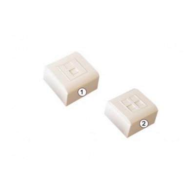 DEXLAN Boîtier mural en saillie Cat 6 - 1 RJ45 blindé [3920636]