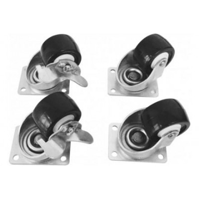 Kit 4 roulettes pour baie serveur [3920805]