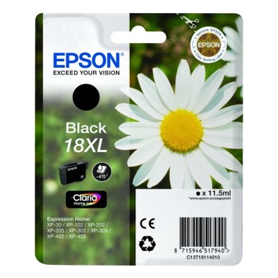 Epson PAQUERETTE CART NOIRE 18XL SUPL