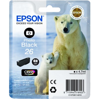 Epson C13T26114010 OURS POLAIRE ENCRE CLARIA PREMIUM N PHOT [3922137]
