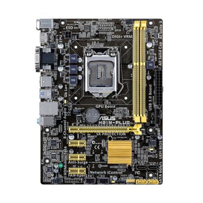 CM Asus H81M-PLUSS1150 H81 MATX VGA+SND+GLN+U3 SATA 6GB/S D [3922180]