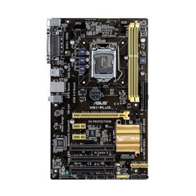 CM Asus H81-PLUSS1150 H81 ATX VGA+SND+GLN+U3 SATA 6GB/S DDR [3922185]