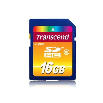 Mémoire SD 16 Gb (SDHC Class 10) Transcend [3922524]