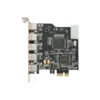 Carte PCI-Express USB 2.0 - 5 ports ext + 1 port int [3922553]