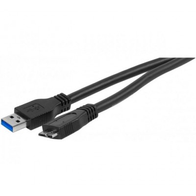 Cordon USB 3.0 a-male vers micro USB3-B 1 80m